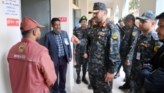 রাজধানীর ভোটকেন্দ্র পরিদর্শনে আনসার-ভিডিপি মহাপরিচালক