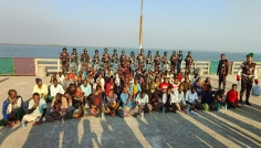 আরাকান আর্মির কাছে জিম্মি ৭৩ জেলেকে ফেরত আনলো বিজিবি