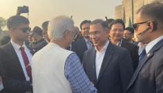 নবনির্বাচিত প্রধানমন্ত্রীর সঙ্গে শুভেচ্ছা বিনিময় করলেন বিদায়ী প্রধান উপদেষ্টা