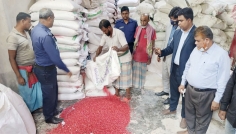 চাঁদপুরে মিলে ছত্রাকনাশক ভুট্টায় রং মিশ্রণ, লাখ টাকা জরিমানা