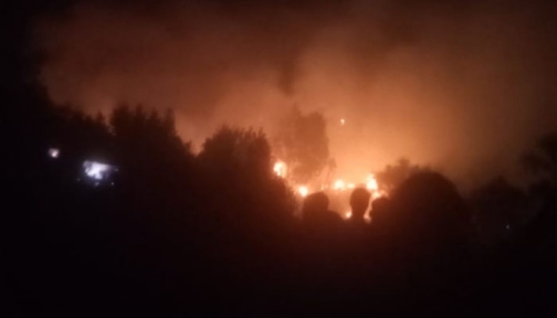 উখিয়ায় রোহিঙ্গা ক্যাম্পে অগ্নিকাণ্ড, পুড়লো ৩৫ বসতঘর