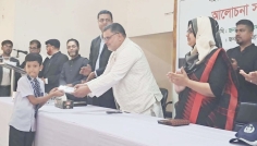 নকলায় শহীদ দিবসে শিশুদের চিত্রাংকন ও হাতের লেখা প্রতিযোগিতা