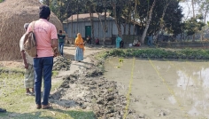 মাছের প্রজেক্টের রাস্তা কেটে বন্ধ, বিপাকে মৎস্যচাষী