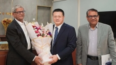 স্থানীয় সরকার মন্ত্রীর সঙ্গে চীনের রাষ্ট্রদূতের সৌজন্য সাক্ষাৎ