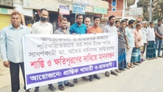 অপচিকিৎসায় ১৭ হাজার মুরগির মৃত্যু, মানববন্ধনে ক্ষতিপূরণের দাবি