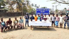 মহেশখালীতে ডাকাত দলের সর্দারসহ আটক ৯