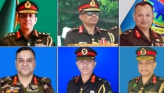 সেনাবাহিনীর আরও ৬ শীর্ষ পদে রদবদল
