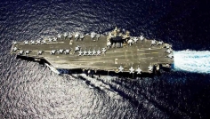 মার্কিন রণতরী আব্রাহাম লিংকনে ইরানের ক্ষেপণাস্ত্র হামলা