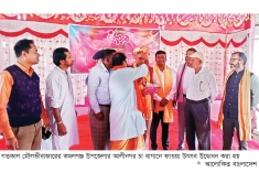 আলীনগর চা বাগানে ফাগুয়া উৎসব  