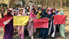 ইবি শিক্ষিকাকে খুন, দ্রুত বিচারের দাবিতে বিক্ষোভ 