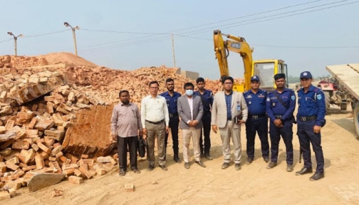 কুড়িগ্রামে অবৈধ ইটভাটায় ভ্রাম্যমাণ আদালতের অভিযান ও জরিমানা