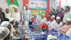 মরহুম আবু নাসের আরজুর স্মরণে ঝিনাইগাতীতে ইফতার ও দোয়া