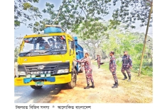 তেল পাচার ঠেকাতে বেনাপোল সীমান্তে সতর্ক বিজিবি  