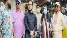 হাজীগঞ্জ বাজারে ফুটপাত উচ্ছেদ অভিযানে ৩ হকারের জেল