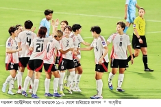 ভারতের জালে জাপানের ১১ গোল  