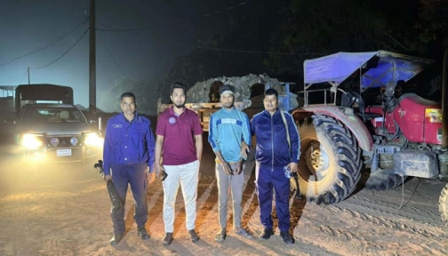 পদ্মায় অবৈধভাবে মাটি উত্তোলন, অভিযানে জেল-জরিমানা