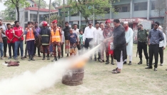 নওগাঁয় জাতীয় দুর্যোগ প্রস্তুতি দিবস পালিত