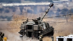 ইসরায়েলি সেনাদের লক্ষ্য করে হিজবুল্লাহর রকেট হামলা