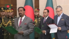 স্পিকার ও ডেপুটি স্পিকারকে শপথ পড়ালেন রাষ্ট্রপতি