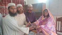 রাজবাড়ীতে সৌদি আরবের ১১০ কার্টন খেজুর বিতরণ