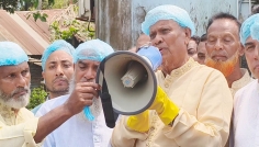 নোয়াখালীতে এমপি শাহজাহানের নেতৃত্বে পরিচ্ছন্নতা কার্যক্রম শুরু