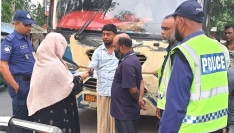 সিরাজগঞ্জে অতিরিক্ত ভাড়া আদায়, ২ বাস সুপারভাইজারকে জরিমানা