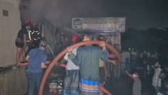 গাজীপুরে পোশাক কারখানায় আগুন