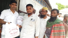 ৯০০ অসহায় পরিবারের মাঝে বিএনপি নেতার ঈদ উপহার বিতরণ