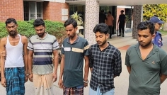 চুয়াডাঙ্গায় গৃহবধূকে গণধর্ষণের ঘটনায় নারীসহ গ্রেপ্তার ৬