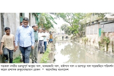 ময়মনসিংহ নগরীকে জলাবদ্ধতা মুক্ত করতে মাঠে প্রশাসক  