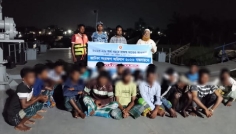 মেঘনায় জাটকা ধরার অপরাধে ১৭ জেলের জরিমানা