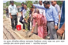 রাজবাড়ীতে বৃক্ষরোপণ কর্মসূচির উদ্বোধন  