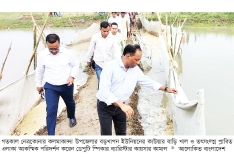 প্লাবিত হাওর পরিদর্শন করলেন ডেপুটি স্পিকার  