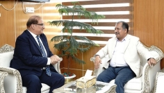 তথ্যমন্ত্রীর সঙ্গে পাকিস্তানের হাইকমিশনারের সৌজন্য সাক্ষাৎ