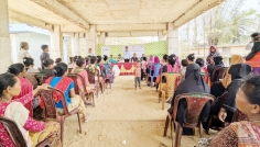 উখিয়ার দুর্গম এলাকার ১৭৭ পরিবারে কৃষি উপকরণ বিতরণ