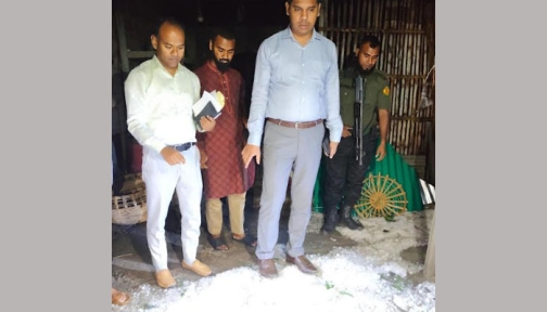 ফুলবাড়িতে শিলাবৃষ্টি: ঘরবাড়ি ও ফসলের ব্যাপক ক্ষতি