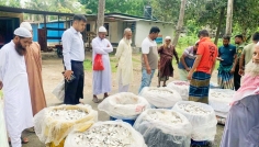 কালকিনিতে ২৭ মণ জাটকা জব্দ, ১৪ এতিমখানায় বিতরণ