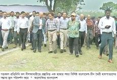 বাংলাদেশ-চীন মৈত্রী হাসপাতালের সম্ভাব্য স্থান পরিদর্শন  