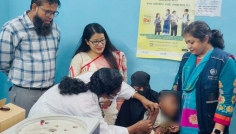 রোববার ৪ সিটিতে হামের টিকা দেয়া শুরু