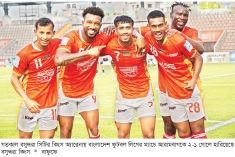 ঘাম ঝরিয়ে আরামবাগকে হারাল বসুন্ধরা কিংস  