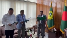 শপথ নিলেন নবনির্বাচিত দুই সংসদ সদস্য