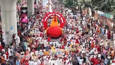 উৎসবমুখর পরিবেশে শেষ হলো বৈশাখী শোভাযাত্রা