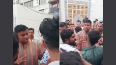 সাবেক মেয়রের বাসায় গিয়ে তোপের মুখে হাসনাত আবদুল্লাহ