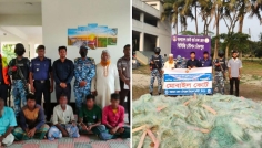 জাটকা ধরার অপরাধে ৫ জেলের কারাদণ্ড