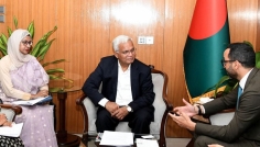 সমাজকল্যাণ মন্ত্রীর সঙ্গে আন্তর্জাতিক শ্রম সংস্থার প্রতিনিধিদলের সাক্ষাৎ