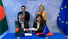 দ্বিপক্ষীয় সহযোগিতা জোরদারে বাংলাদেশ–ইইউ পিসিএ স্বাক্ষর