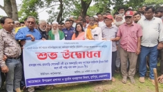 দুর্গাপুরে খাল খনন প্রকল্পের উদ্বোধন