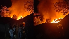 টেকনাফে আগুনে ১৫ বসতঘর ও ২ মন্দির ক্ষতিগ্রস্ত