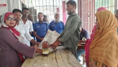 নকলায় সাড়ে ১০ হাজার পরিবারের মাঝে টিসিবির পণ্য বিক্রি