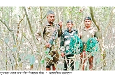 সুন্দরবন থেকে হরিণ শিকারের ৪২ ফাঁদ জব্দ   